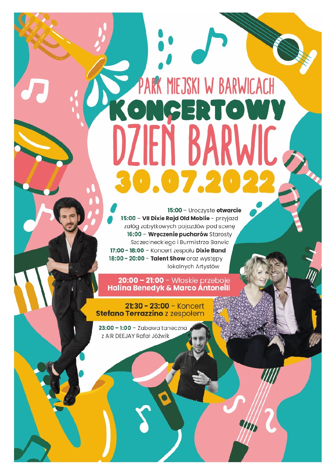 Plakat Koncertowy Dzień Barwic