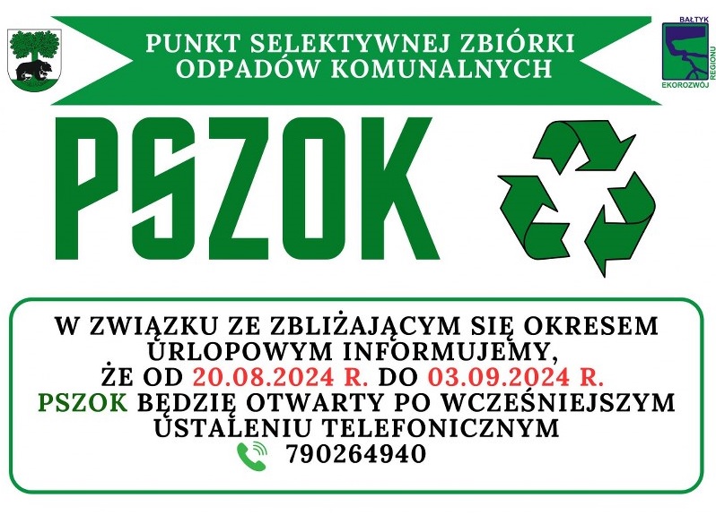 Informacja z PSZOK