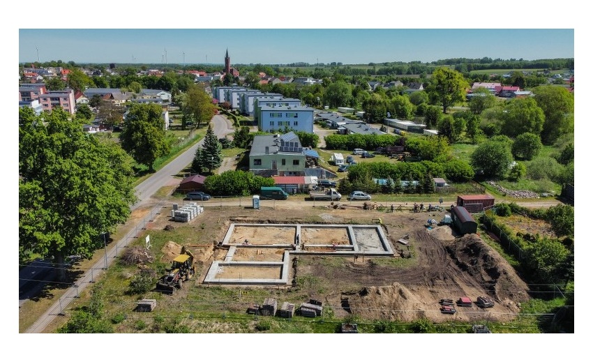 Postępy w budowie żłobka w Barwicach - maj 2025