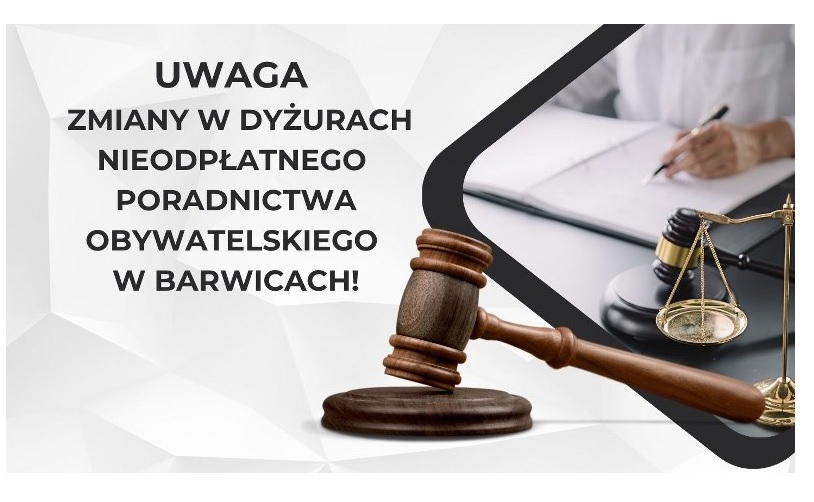 Dyżur nieodpłatnego poradnictwa obywatelskiego