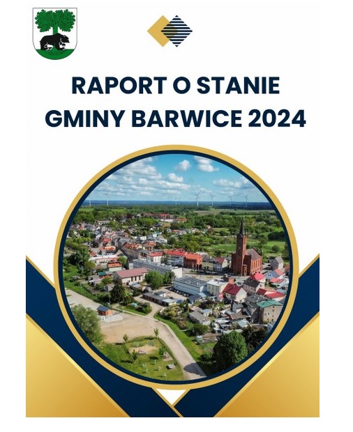 Raport o stanie Gminy Barwice 2024 - okładka