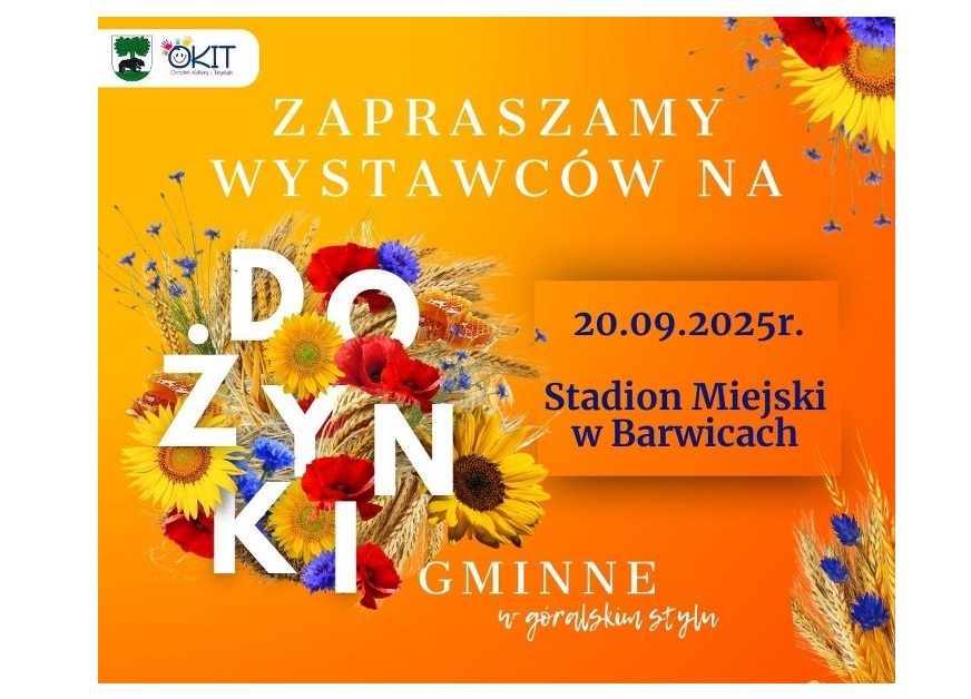Dożynki Gminne Barwice 2025 – zaproszenie dla wystawców