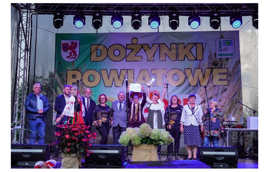 Sukcesy Gminy Barwice na Dożynkach Powiatowych w Szczecinku-Świątkach