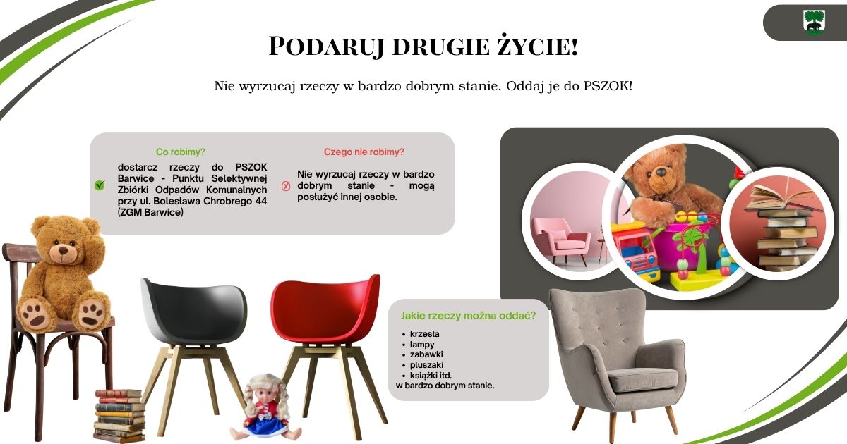 Nie wyrzucaj – podaruj drugie życie!