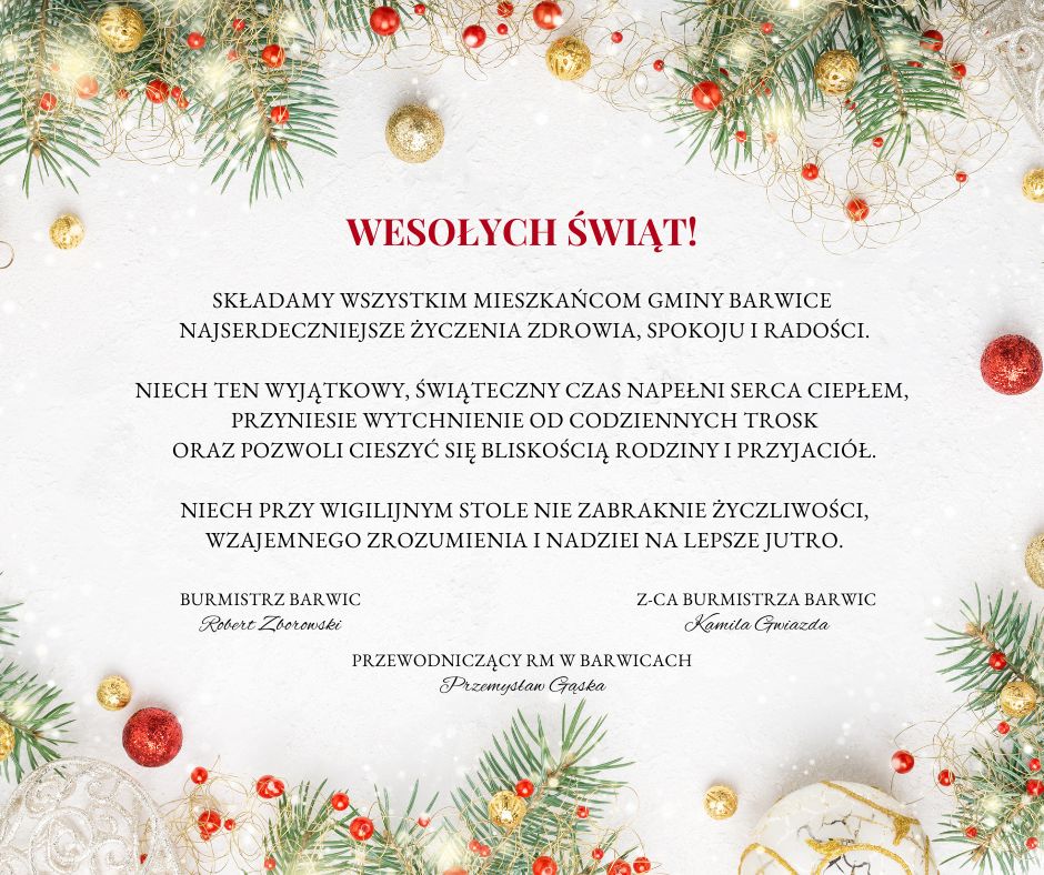 Życzenia Bożonarodzeniowe