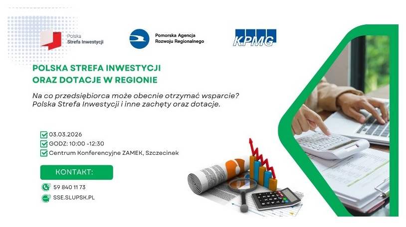 Plakat informujący o szkoleniu dla przedsiębiorców 3 marca 2026