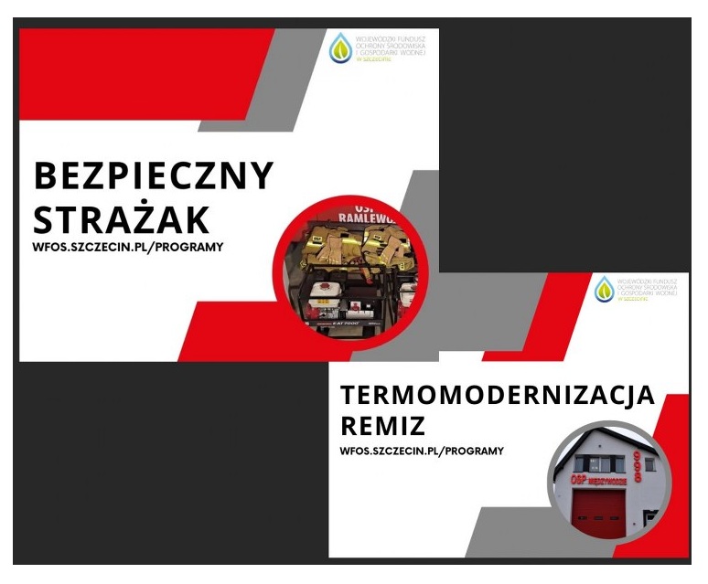Plakat informujący o naborze w Programie Bezpieczny Strażak 2026
