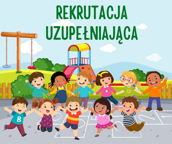 Na plakacie bawiące się dzieci - wersja animowana