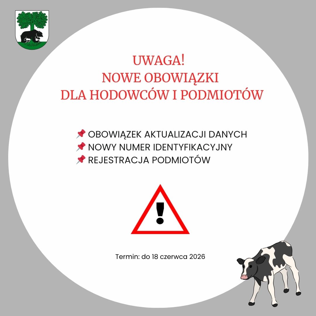 OD 18 MARCA 2026 ROKU WAŻNE ZMIANY DLA PODMIOTÓW NADZOROWANYCH PRZEZ INSPEKCJĘ WETERYNARYJNĄ