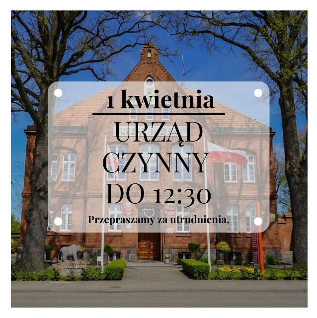 Na zdjęciu budynek Urzędu Miejskiego w Barwicach