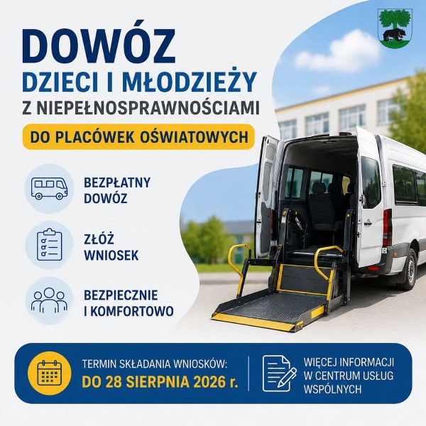 na zdjęciu bus do przewozu osób niepełnosprawnych