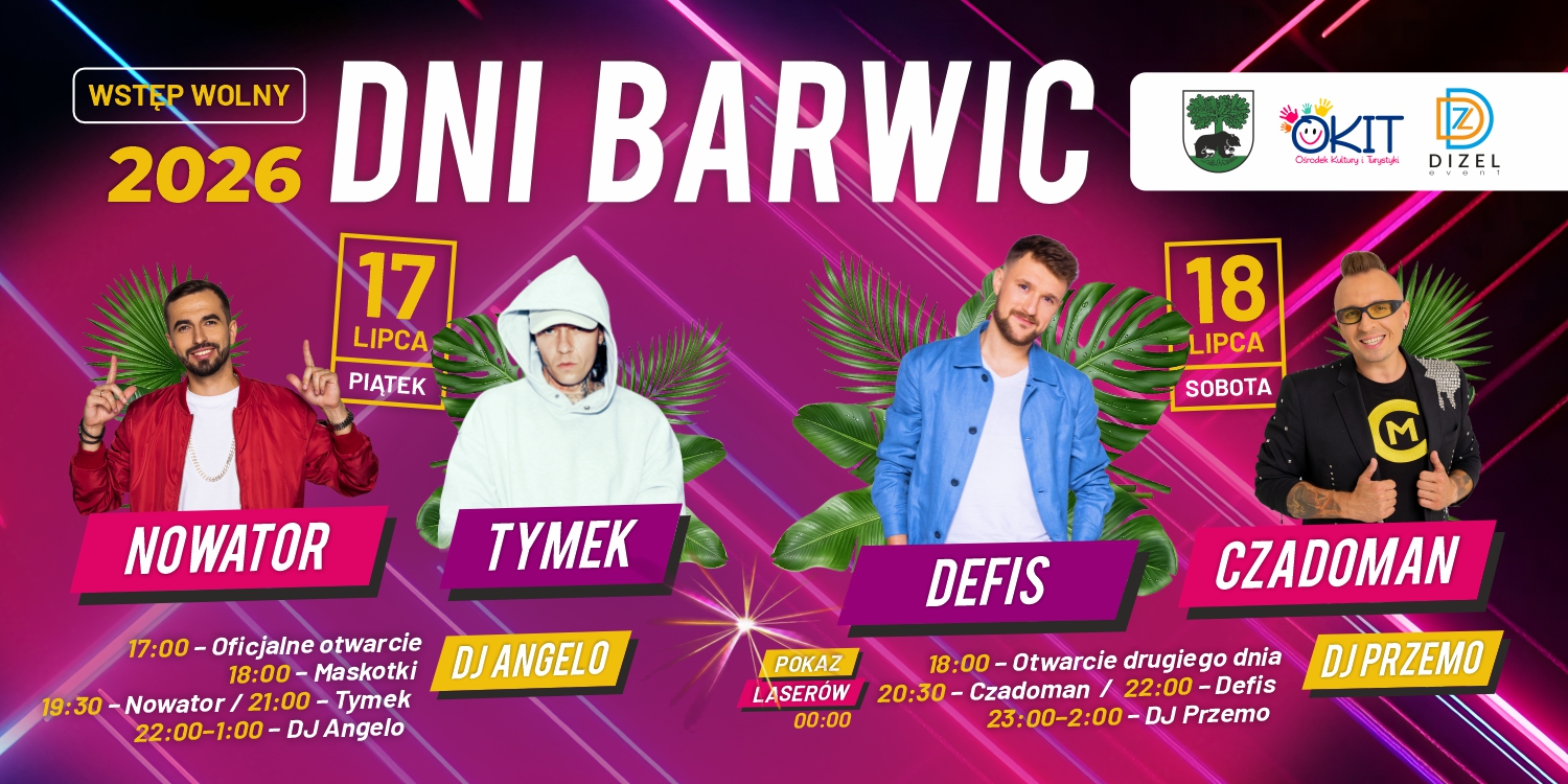 Zapraszamy na Dni Barwic 2026!