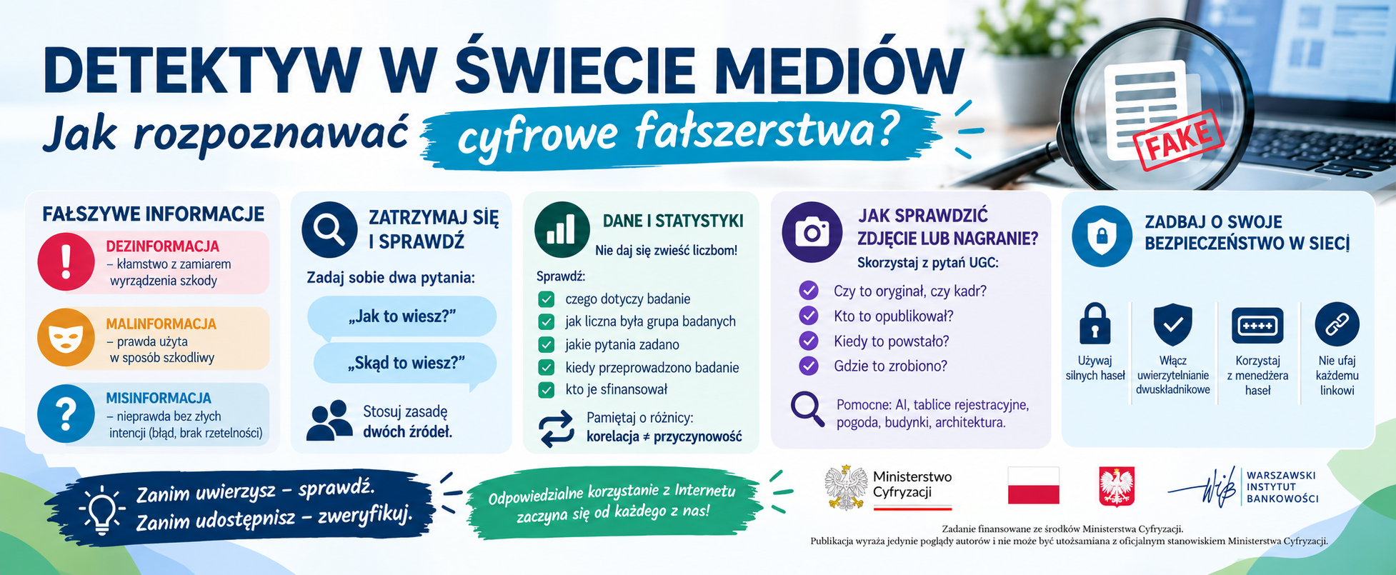 Detektyw w świecie mediów: Jak rozpoznawać cyfrowe fałszerstwa?