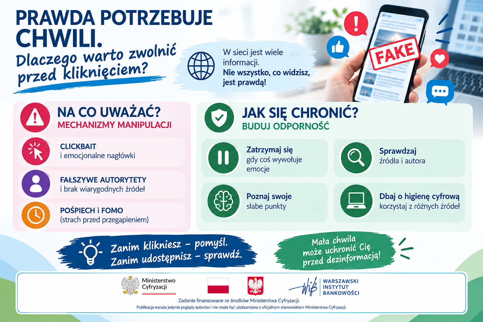 Prawda potrzebuje chwili. Dlaczego warto zwolnić przed kliknięciem?