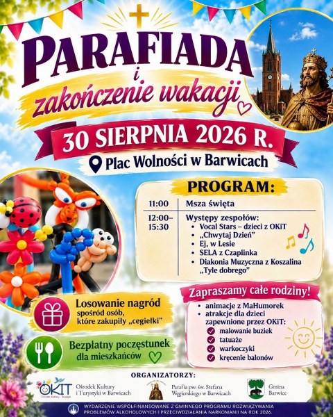 Parafiada i zakończenie wakacji