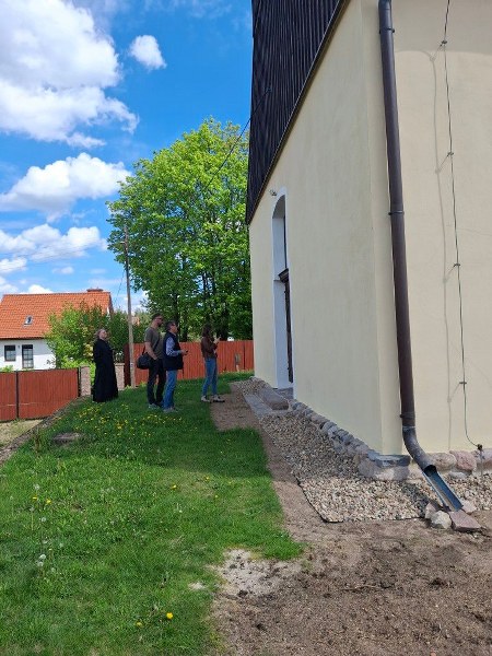 Odbiór prac kościoła w Polnem
