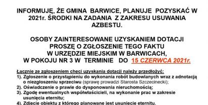 Screen całej treści ogłoszenia