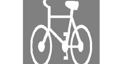 Znak poziomy oznaczający ścieżkę rowerową