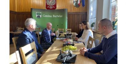 Spotkanie z udziałem włodarzy Gminy Barwice z Poseł Małgorzatą Golińską