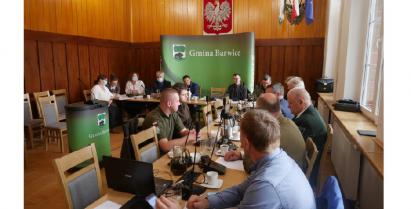 Spotkanie w sprawie obecności wilków na terenie gminy Barwice