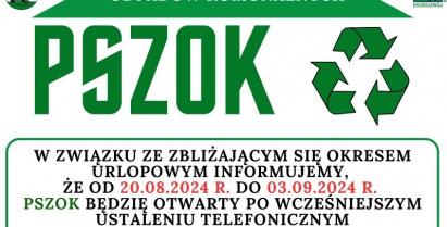 Informacja z PSZOK