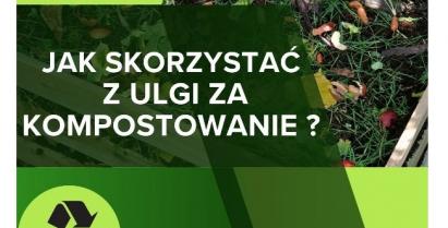 Plakat: Jak skorzystać z ulgi za kompostowanie?