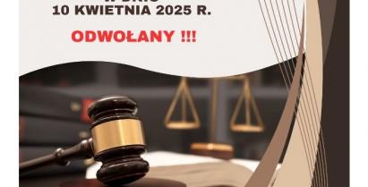 Plakat dot. nieodpłatnego poradnictwa obywatelskiego