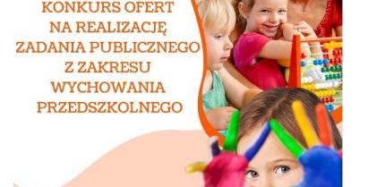 Plakat dotyczący otwartego konkursu ofert.