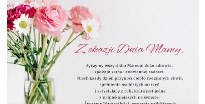 Życzenia z okazji Dnia Mamy 26.05.2025