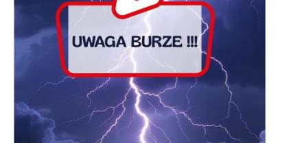 Ostrzeżenie przed burzami