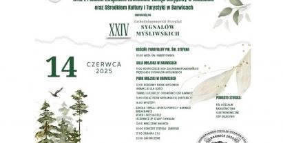 Program XXIV Zachodniopomorskiego Przeglądu Sygnałów Myśliwskich w Barwicach - 14.06.2025r.