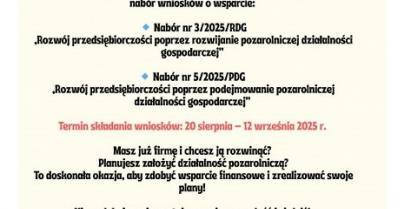 Plakat informacyjny LGD