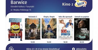 Kino z Lotto w Barwicach – bilety już dostępne online