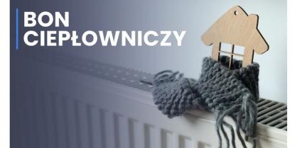 Plakat dotyczący bonu ciepłowniczego
