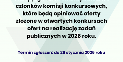 Zgłoszenia kandydatów na członków komisji konkursowych
