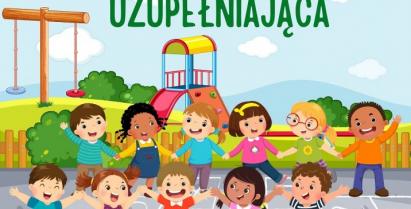 Na plakacie bawiące się dzieci - wersja animowana