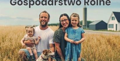 Plakat informujący o konkursie Bezpieczne Gospodarstwo Rolne