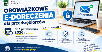 Obowiązkowe e-Doręczenia dla przedsiębiorców od 1 października 2026 r.