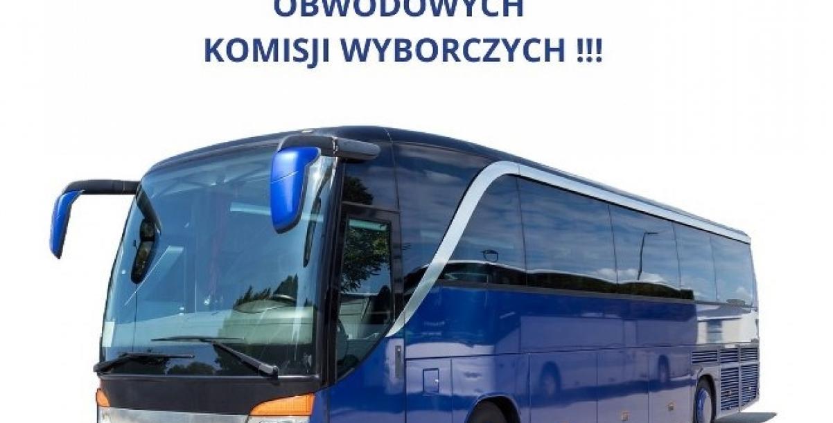 Na zdjęciu niebieski autobus