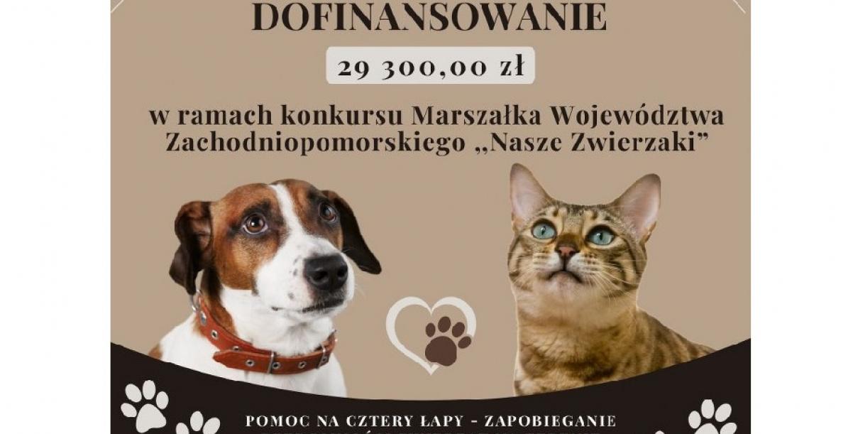 Gmina Barwice z dofinansowaniem na działania prozwierzęce w ramach programu „Nasze Zwierzaki”