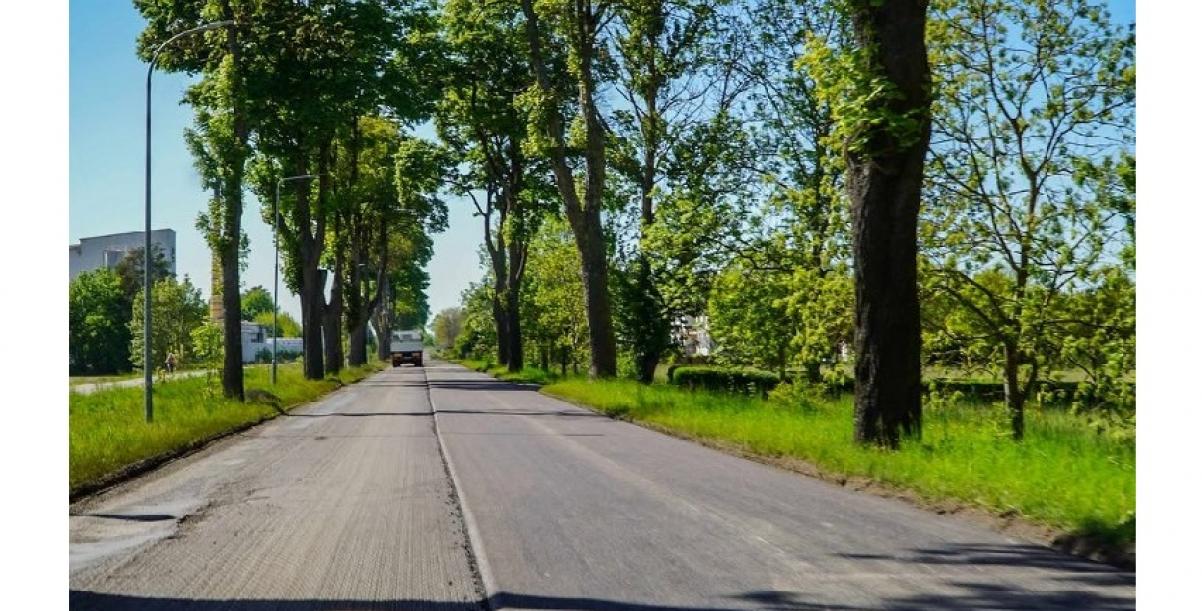 Postępy prac na drodze wojewódzkiej nr 172