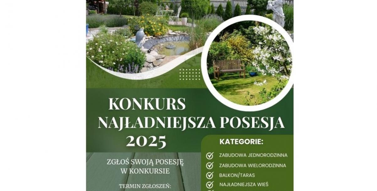Najładniejsza Posesja Gminy Barwice 2025 - zaproszenie do udziału w konkursie