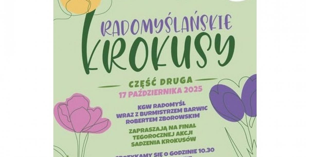 „Radomyślańskie krokusy” w piątek w Barwicach!