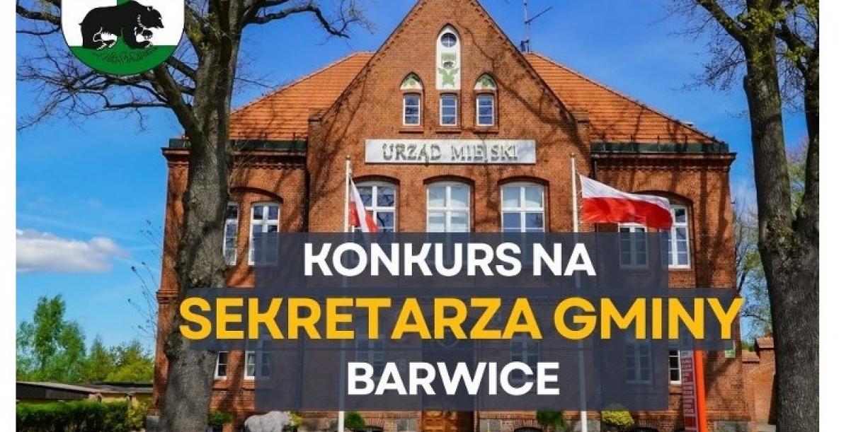 Na zdjęciu budynek Urzędu Miejskiego w Barwicach