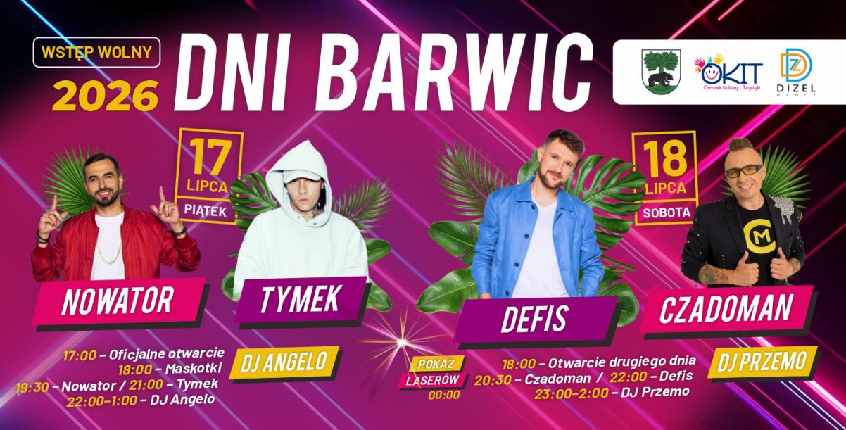 Zapraszamy na Dni Barwic 2026!