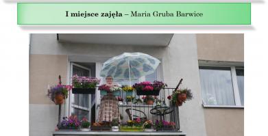 I miejsce zajęła – Maria Gruba Barwice