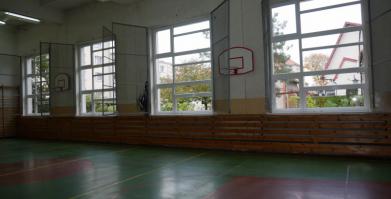 Wymiana okien w sali gimnastycznej na ul. Kościuszki