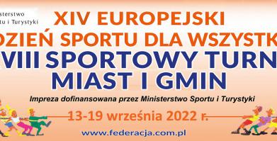 Plakat XXVIII Sportowy Turniej Miast i Gmin