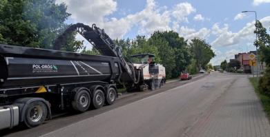 Postępy prac na drodze wojewódzkiej nr 172