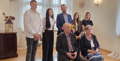 Złote Gody Państwa Danuty i Zbigniewa Kitów z Barwic